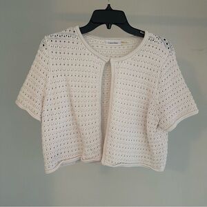 Calvin Klein Open Knit Cardigan